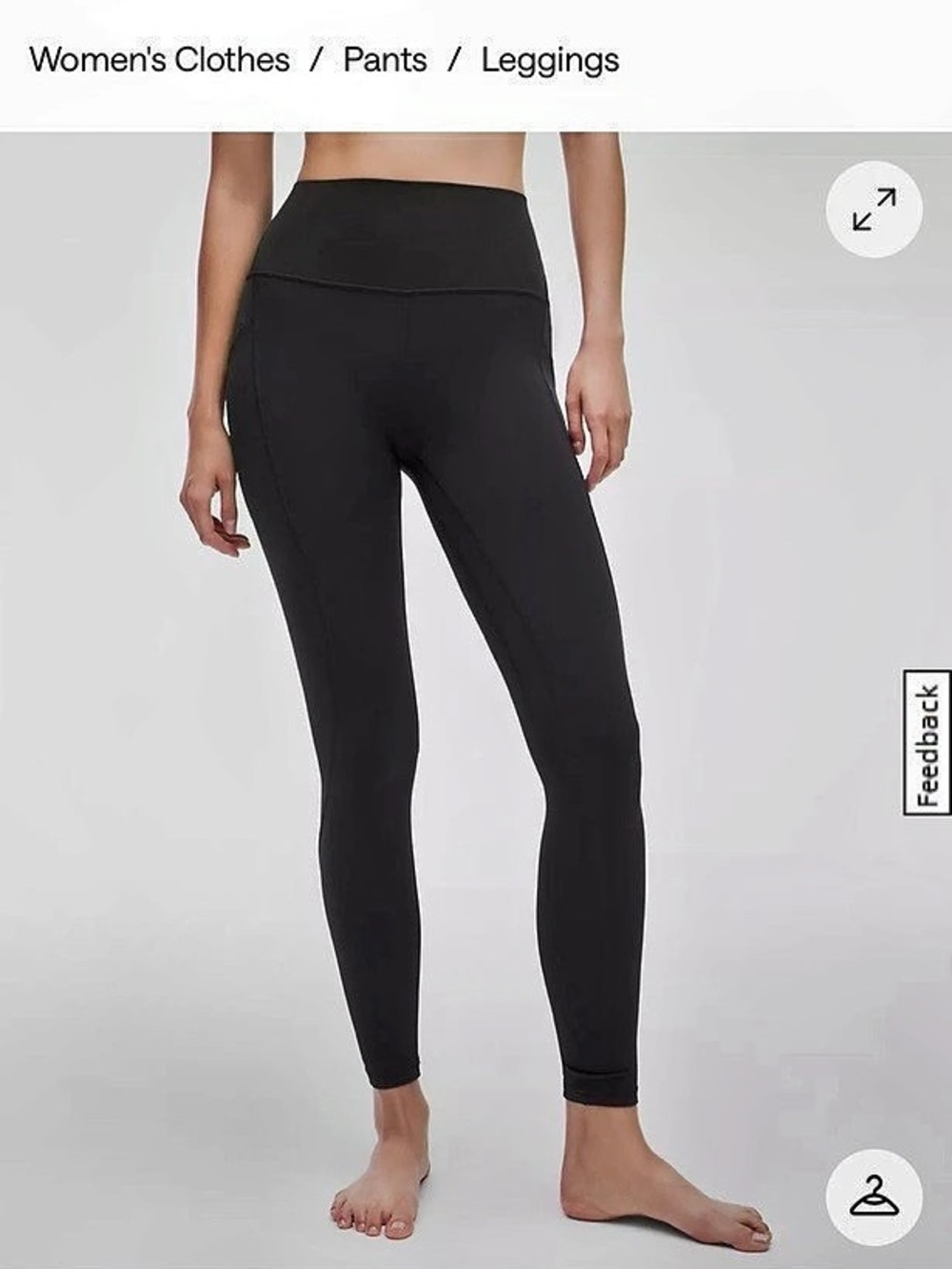 lululemon Align High-Rise Pant with Pockets 28” Black Leggings